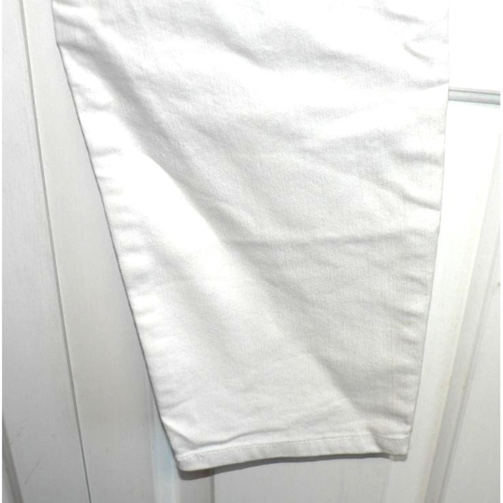 D.Jeans Women's High-Rise Waist 5-Pocket Crop Ankle Skinny Jeans White Size 16 - Picture 6 of 7
